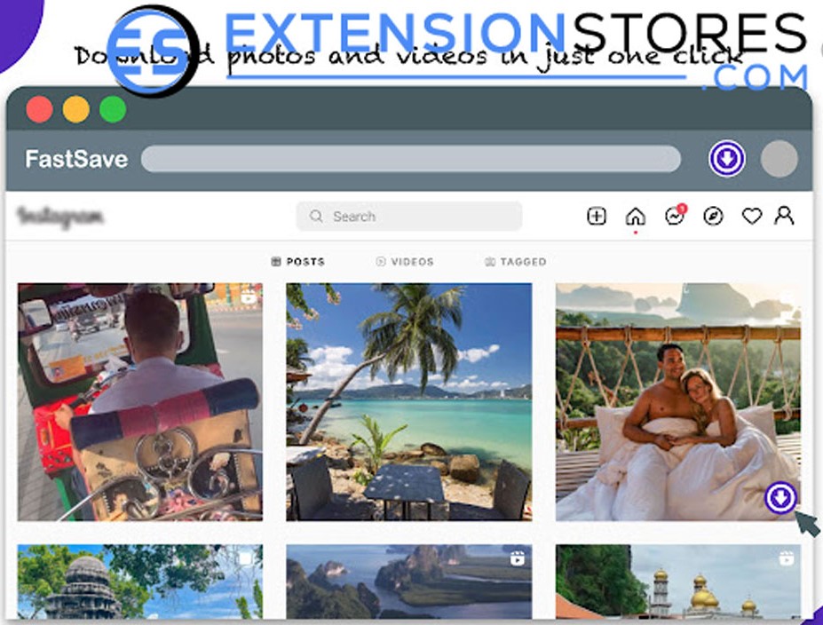 FastSave & Repost for Instagram Extension chrome