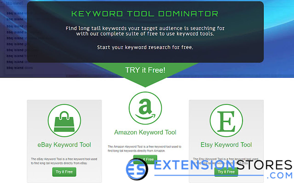 Keyword Tool Dominator Extension chrome