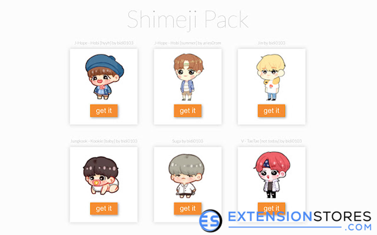shimeji browser Extension chrome