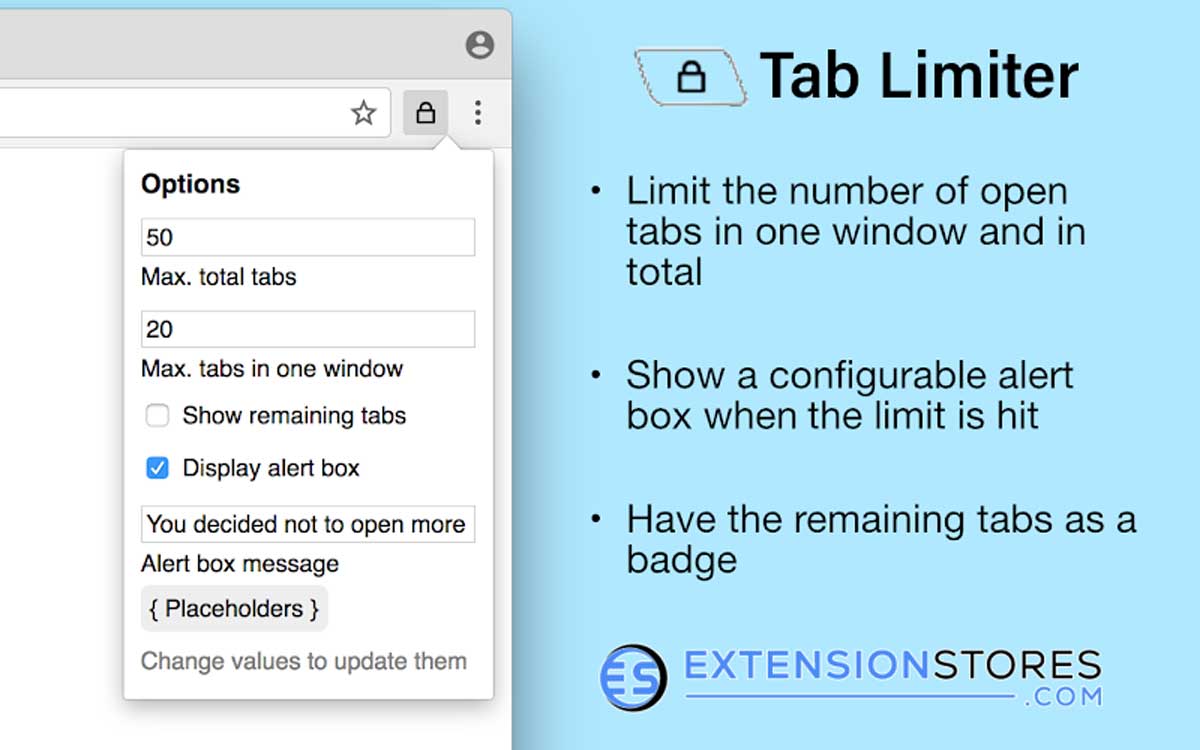 Tab Limiter extension